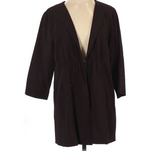 Eileen Fisher Wool Blazer Brown Jacket sz S